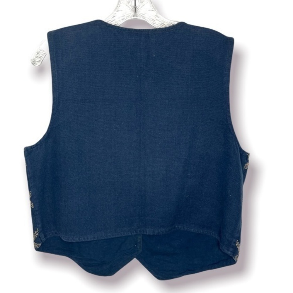 Vintage Tantrums Patchwork Denim Vest - Picture 2 of 4